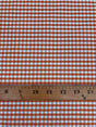 1/4 Red Gingham Checkered Poly Cotton Fabric - Red Gingham Checkered, 58/59" Width