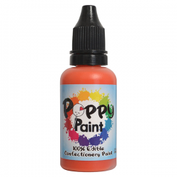 Poppy Paint Edible Confectionery Paint – 30 ml (Select Your Color)