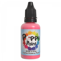 Poppy Paint Edible Confectionery Paint – 30 ml (Select Your Color)