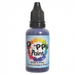 Poppy Paint Edible Confectionery Paint – 30 ml (Select Your Color)