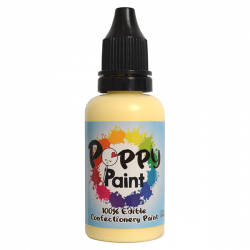 Poppy Paint Edible Confectionery Paint – 30 ml (Select Your Color)