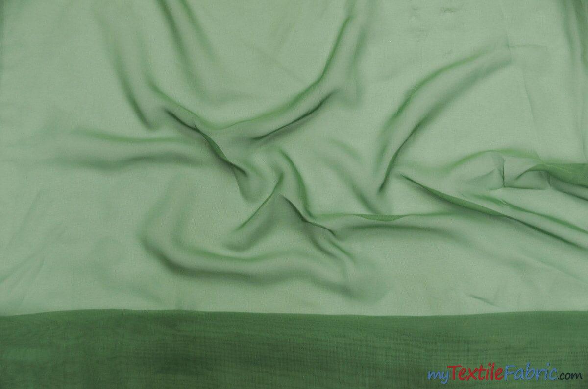 Polyester Chiffon Fabric - Super Soft, Flowy, Sheer, 58/60" Width, 100% Polyester (By The Continuous Yards & Bolts)