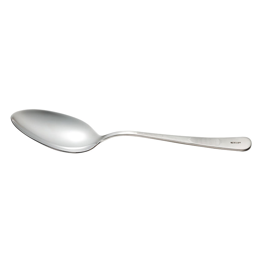 Mercer Culinary Stainless Solid Bowl 9" Plating Spoon, 2.5 Tbsp
