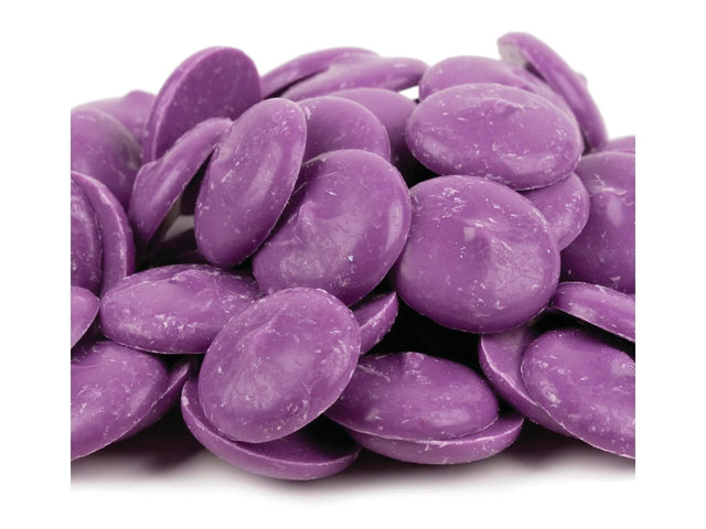 Merckens Purple Chocolate Confectionery Wafers – 5 lb