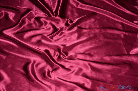 Silky Soft Medium Satin Polyester Fabric - Solid, 58/60" Width (70 Yard Bolt)