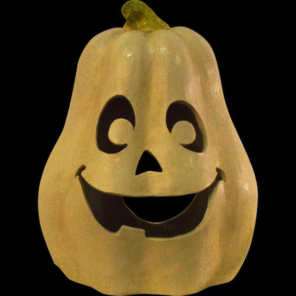 14 in. H x 10.5 in. Dia Jack-O’-Lantern – Light Orange