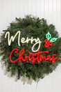 15.7" Merry Christmas Lit Neon Sign