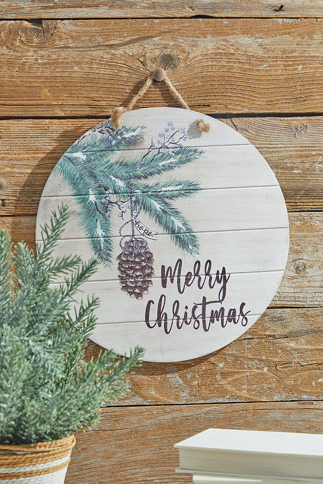 14” Merry Christmas Wall Decor