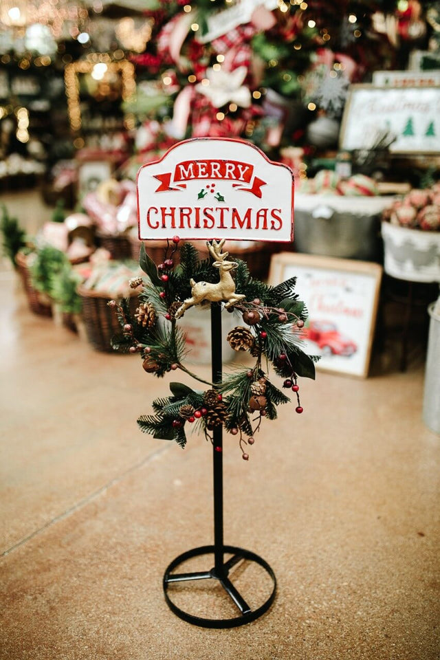 Merry Christmas Wreath Hanger