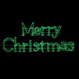 24" Merry Christmas RGBWW, 18'