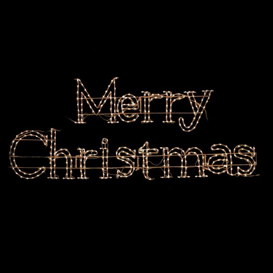 24" Merry Christmas RGBWW, 18'