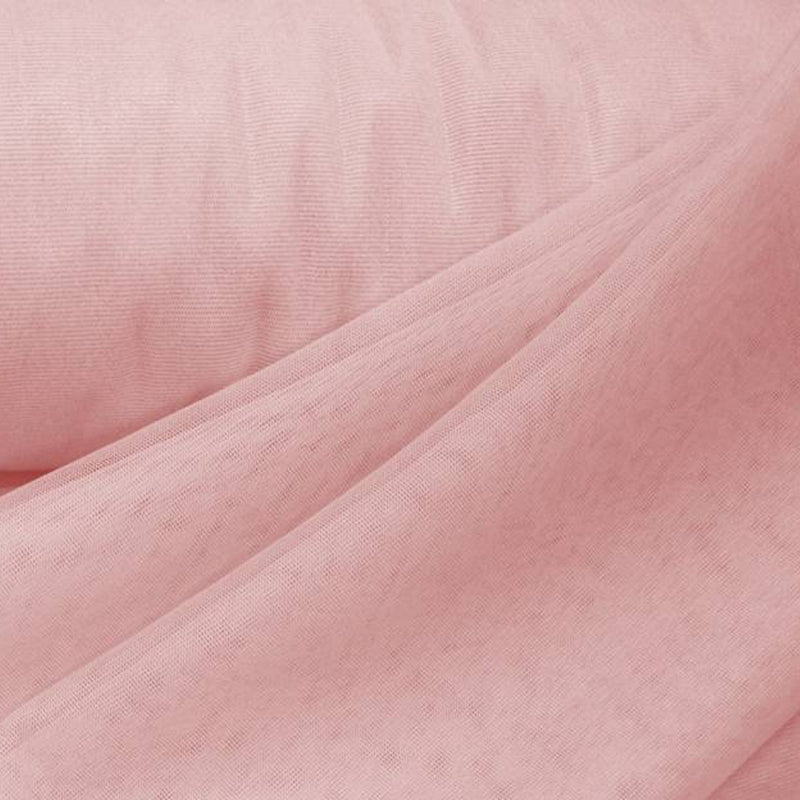 1 Yard Pink Mesh Fabric – 58/60" Wide, 100% Polyester, Lightweight Sheer Tulle for Apparel & Event Décor