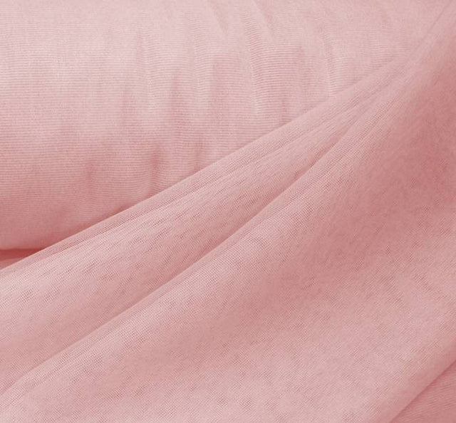 Mesh 100 Percent Polyester Fabric - Pink, 58/60" Width (1 Yard)