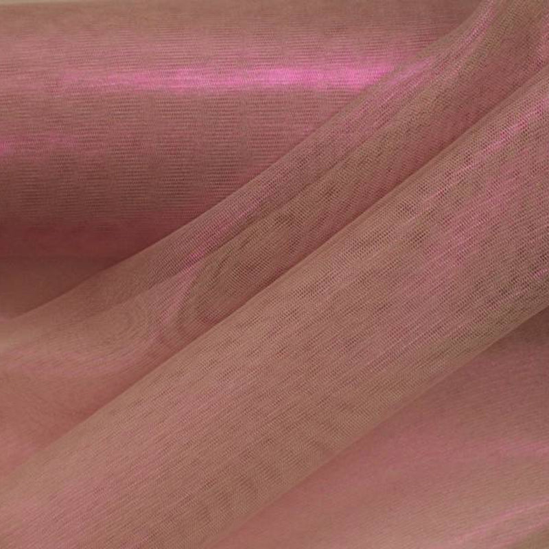 1 Yard Pink Purple Mesh with Foil Fabric 58/60" Wide, 100% Polyester, Sparkle Sheer Fabric
