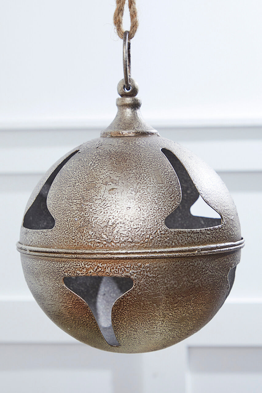 8” Metal Hanging Bell Ornament