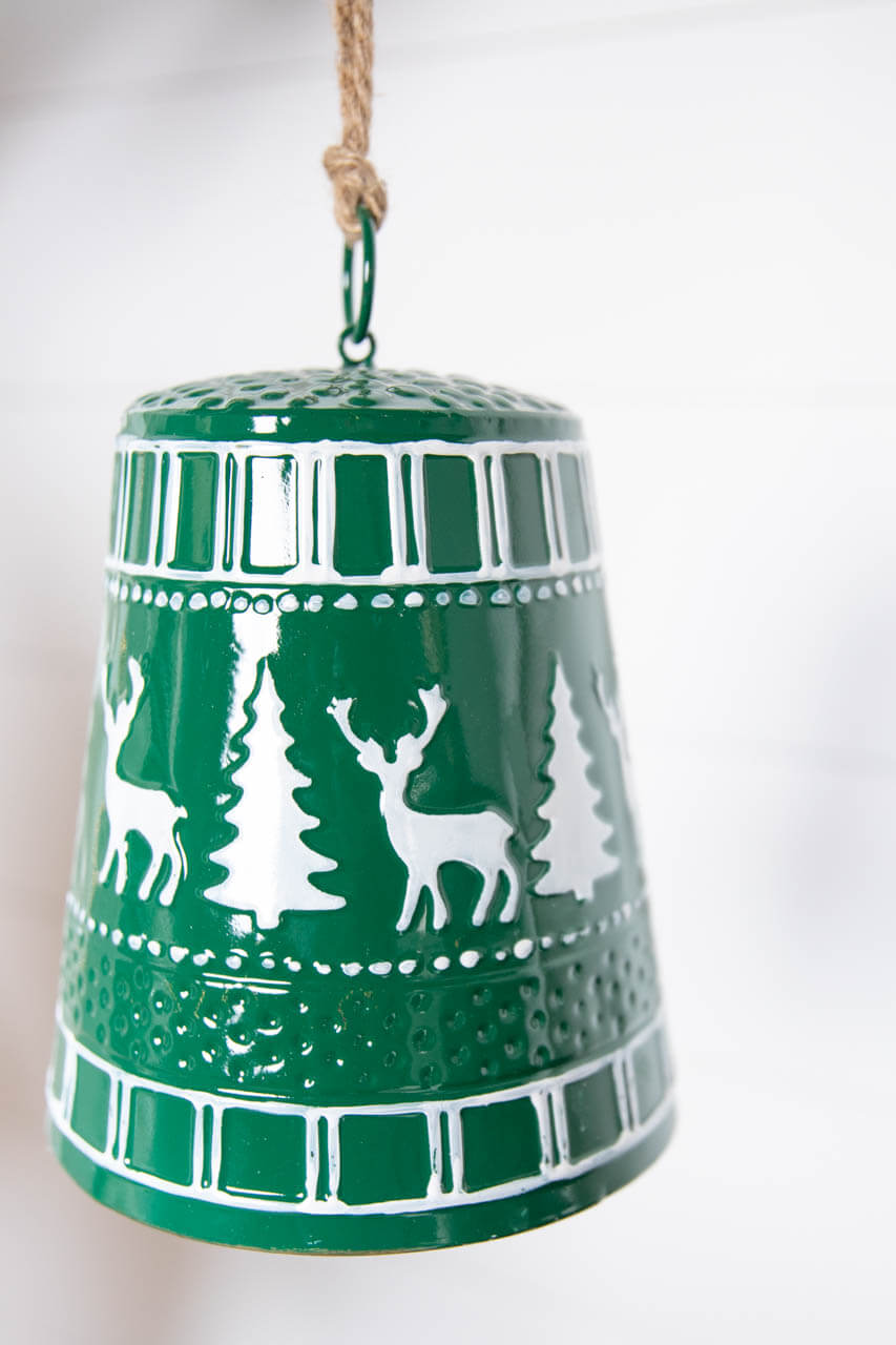 10” Metal Christmas Bell