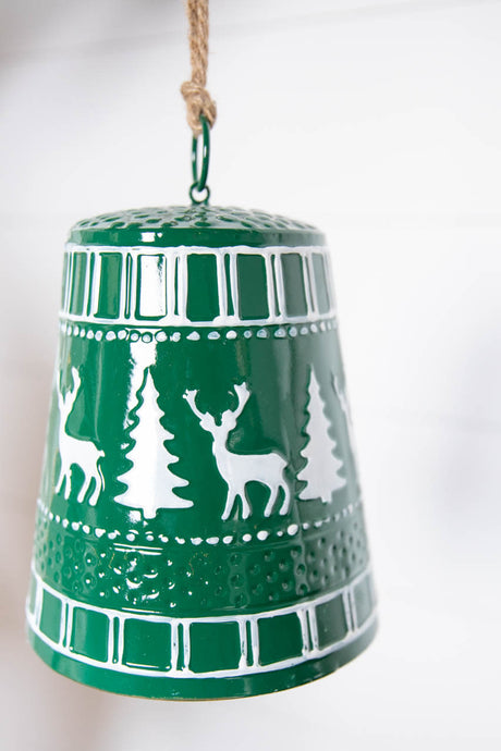 10” Metal Christmas Bell