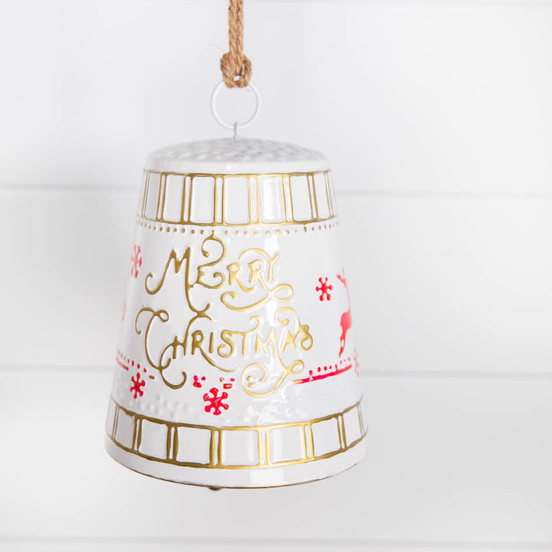 10” Metal Christmas Bell