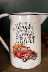 15.5” Metal Harvest Pitcher