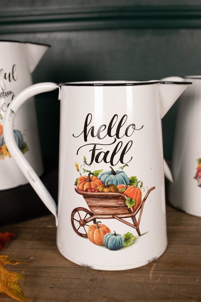 15.5” Metal Harvest Pitcher