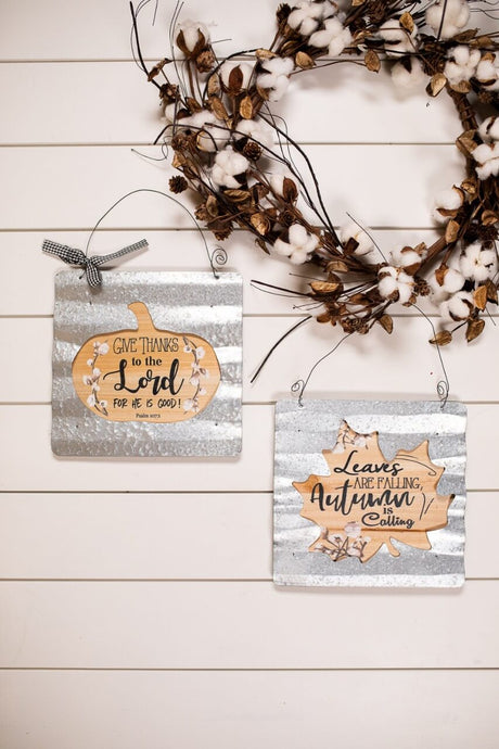 Metal Inspirational Wall Decor