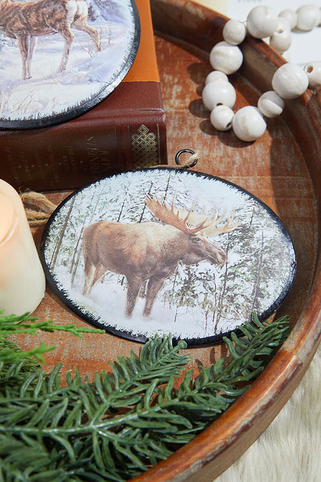 6.5” Metal Woodland Animals Ornament