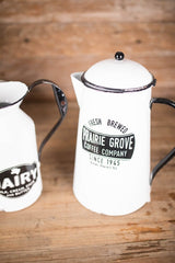 14” Vintage Metal Pitcher