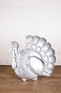 16” Metal Turkey Table Decor