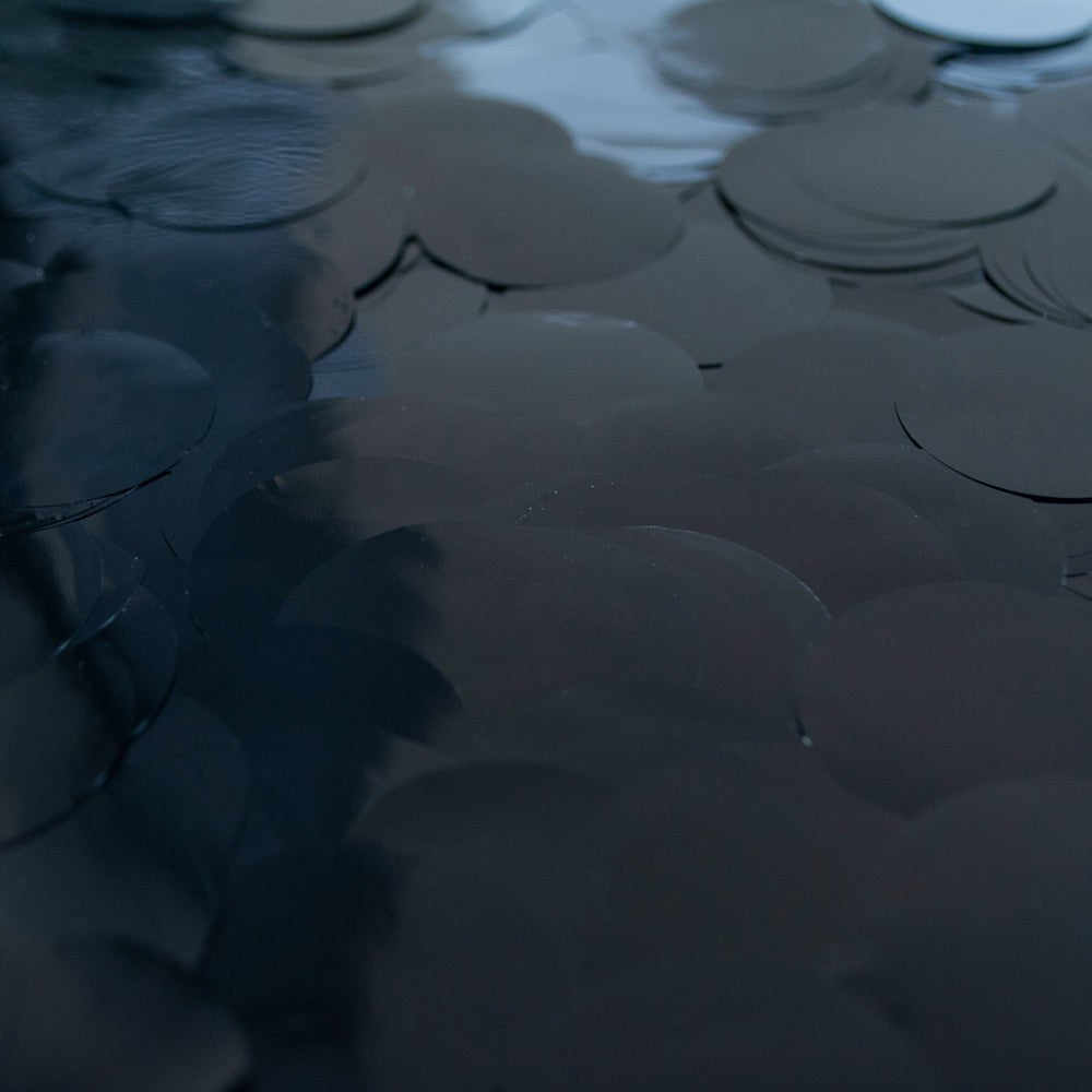 Metallic Confetti Black