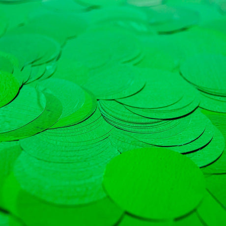 Confetti Emerald Green Metallic