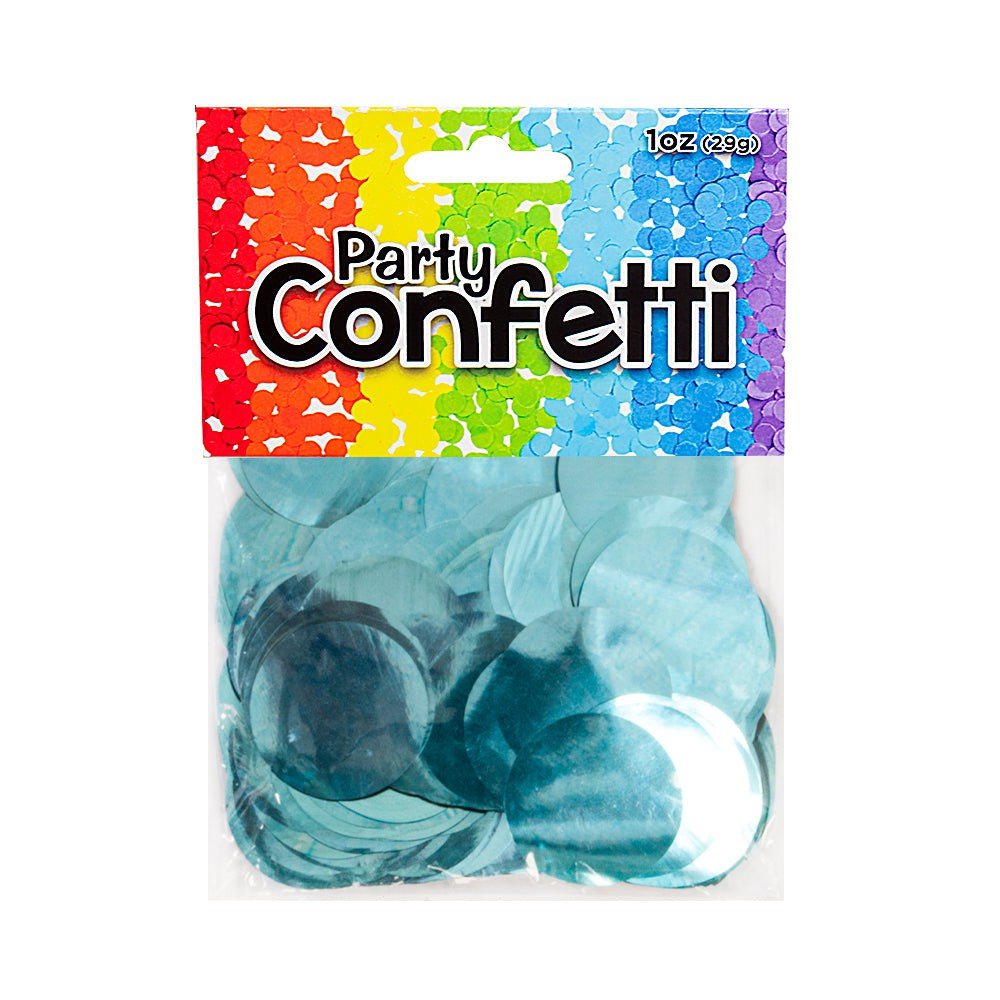 Confetti Light Blue Metallic