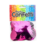 Confetti Magenta Metallic Circles