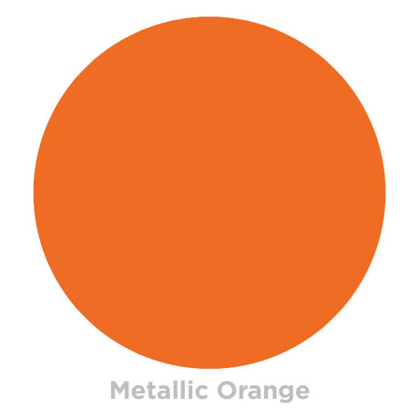Confetti Orange Metallic Circles