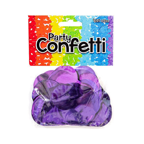 Purple Metallic Confetti
