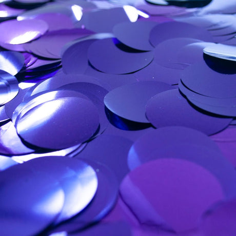 Purple Metallic Confetti