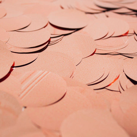 Rose Gold Metallic Confetti