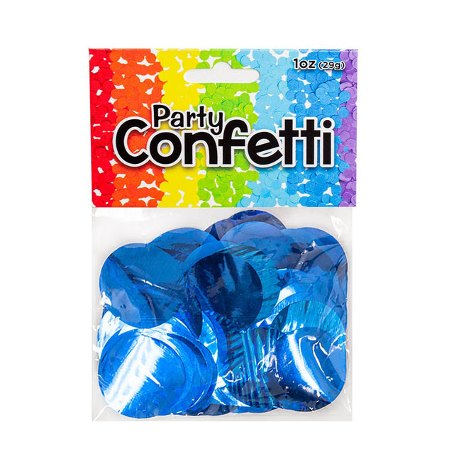 Confetti Sapphire Blue Metallic