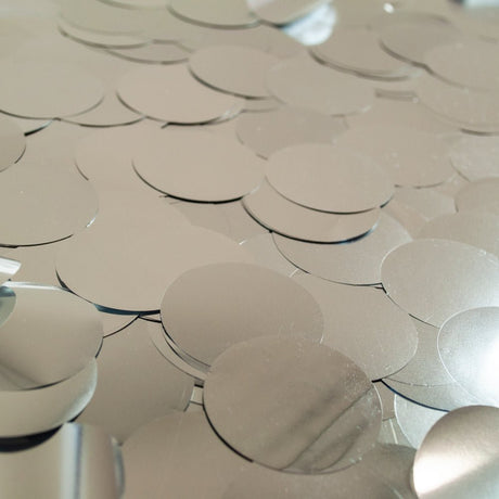 Silver Metallic Confetti