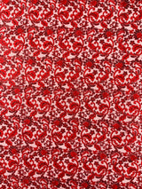 Metallic Corded Lace Design Embroidered Lace Fabric - Metallic Floral Sequins, 54" Width (1 Yard)