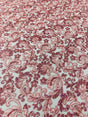 Metallic Corded Lace Design Embroidered Lace Fabric - Metallic Floral Sequins, 54" Width (1 Yard)