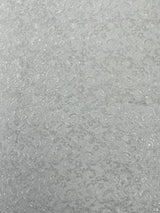 Metallic Corded Lace Design Embroidered Lace Fabric - Metallic Floral Sequins, 54" Width (1 Yard)