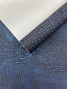 Metallic Gator Vinyl Fabric - Metallic Alligator Texture, 54" Width (1 Yard)