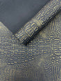 Metallic Gator Vinyl Fabric - Metallic Alligator Texture, 54" Width (1 Yard)