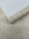 Metallic Gator Vinyl Fabric - Metallic Alligator Texture, 54" Width (1 Yard)