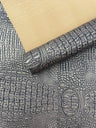 Metallic Gator Vinyl Fabric - Metallic Alligator Texture, 54" Width (1 Yard)