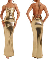 Metallic Spandex Foil Lame Fabric - Metallic Foil, 58/60" Width, 165 GSM, 0.45 MM, 25% Vertical Stretch, 10% Horizontal Stretch (1 Yard)