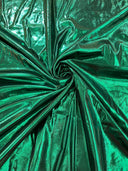 Metallic Spandex Foil Lame Fabric - Metallic Foil, 58/60" Width, 165 GSM, 0.45 MM, 25% Vertical Stretch, 10% Horizontal Stretch (1 Yard)