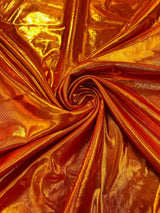 Metallic Spandex Foil Lame Fabric - Metallic Foil, 58/60" Width, 165 GSM, 0.45 MM, 25% Vertical Stretch, 10% Horizontal Stretch (1 Yard)