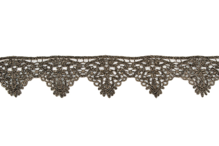Metallic Scallop Trim Dark Gold