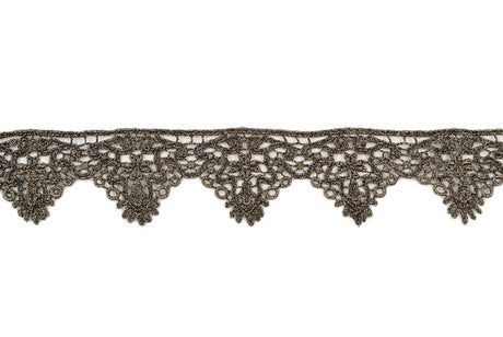Metallic Scallop Trim Dark Gold